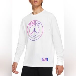 JORDAN MEN PARIS SAINT-GERMAIN LONG SLEEVES TEE Large Standard Fit
